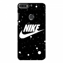 Чехол для Хуавей Хонор 7C Про - с принтом Найк (AlphaPrint) Nike с фоном - купить на Floy.com.ua