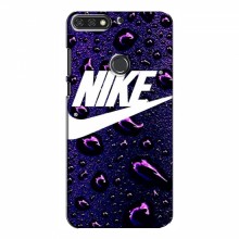 Чехол для Хуавей Хонор 7C Про - с принтом Найк (AlphaPrint) Nike-фиолетовый - купить на Floy.com.ua