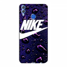 Чехол с принтом Найк для Huawei Honor 8X (AlphaPrint) Nike-фиолетовый - купить на Floy.com.ua