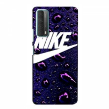 Чехол для Huawei P Smart 2021 - с принтом Найк (AlphaPrint) Nike-фиолетовый - купить на Floy.com.ua