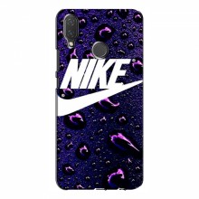 Чехол для Huawei P Smart Plus - с принтом Найк (AlphaPrint) Nike-фиолетовый - купить на Floy.com.ua