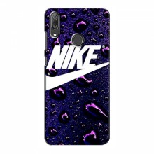 Чехол для Huawei Y7 2019 - с принтом Найк (AlphaPrint) Nike-фиолетовый - купить на Floy.com.ua
