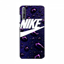 Чехол для Huawei P Smart S / Y8p (2020) - с принтом Найк (AlphaPrint) Nike-фиолетовый - купить на Floy.com.ua