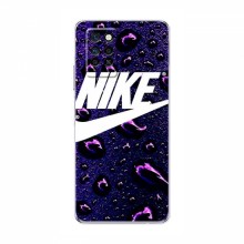 Чехол для Инфиникс Ноут 10 Про - с принтом Найк (AlphaPrint) Nike-фиолетовый - купить на Floy.com.ua