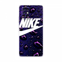 Чехол для Инфиникс Ноут 8 - с принтом Найк (AlphaPrint) Nike-фиолетовый - купить на Floy.com.ua