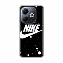 Чехол для Инфиникс Смарт 8 Плюс - с принтом Найк (AlphaPrint) Nike с фоном - купить на Floy.com.ua