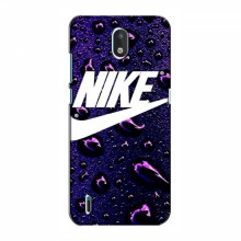 Чехол для Нокиа 1.3 - с принтом Найк (AlphaPrint) Nike-фиолетовый - купить на Floy.com.ua