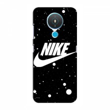 Чехол для Нокиа 1.4 - с принтом Найк (AlphaPrint) Nike с фоном - купить на Floy.com.ua