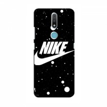 Чехол для Нокиа 2.4 - с принтом Найк (AlphaPrint) Nike с фоном - купить на Floy.com.ua