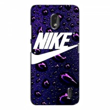 Чехол для Нокиа 2.2 - с принтом Найк (AlphaPrint) Nike-фиолетовый - купить на Floy.com.ua