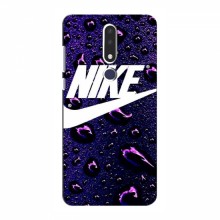 Чехол для Nokia 3.1 Plus - с принтом Найк (AlphaPrint) Nike-фиолетовый - купить на Floy.com.ua