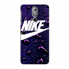 Чехол для Нокиа 3.2 (2019) - с принтом Найк (AlphaPrint) Nike-фиолетовый - купить на Floy.com.ua