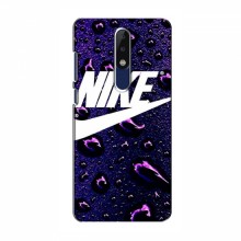 Чехол для Нокиа 5.1 Плюс (х5) - с принтом Найк (AlphaPrint) Nike-фиолетовый - купить на Floy.com.ua