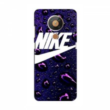 Чехол для Нокиа 5.3 - с принтом Найк (AlphaPrint) Nike-фиолетовый - купить на Floy.com.ua