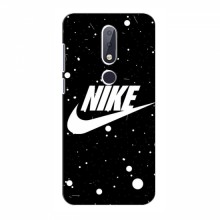 Чехол для Нокиа 6.1 Плюс - с принтом Найк (AlphaPrint) Nike с фоном - купить на Floy.com.ua