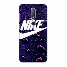Чехол для Нокиа 6.1 Плюс - с принтом Найк (AlphaPrint) Nike-фиолетовый - купить на Floy.com.ua