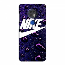 Чехол для Нокиа 7.2 - с принтом Найк (AlphaPrint) Nike-фиолетовый - купить на Floy.com.ua