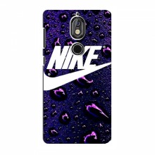 Чехол для Нокиа 7 - с принтом Найк (AlphaPrint) Nike-фиолетовый - купить на Floy.com.ua