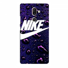 Чехол для Нокиа 7 Плюс - с принтом Найк (AlphaPrint) Nike-фиолетовый - купить на Floy.com.ua