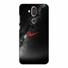 Чехол для Нокиа 8.1 - с принтом Найк (AlphaPrint) Nike 1 - купить на Floy.com.ua