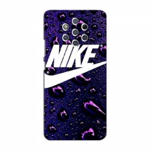 Чехол для Нокиа 9 Пур Вайв - с принтом Найк (AlphaPrint) Nike-фиолетовый - купить на Floy.com.ua