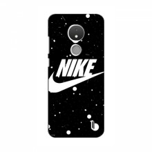 Чехол для Нокиа С21 - с принтом Найк (AlphaPrint) Nike с фоном - купить на Floy.com.ua