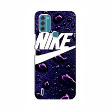 Чехол для Нокиа С31 - с принтом Найк (AlphaPrint) Nike-фиолетовый - купить на Floy.com.ua