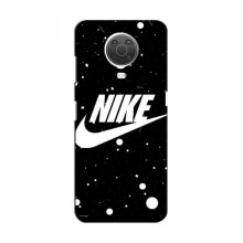 Чехол для Нокиа G10 - с принтом Найк (AlphaPrint) Nike с фоном - купить на Floy.com.ua
