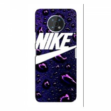 Чехол для Нокиа G50 - с принтом Найк (AlphaPrint) Nike-фиолетовый - купить на Floy.com.ua