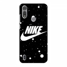 Чехол для Мото Е6с - с принтом Найк (AlphaPrint) Nike с фоном - купить на Floy.com.ua