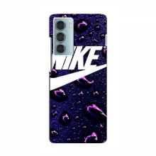 Чехол для Мото G200 - с принтом Найк (AlphaPrint) Nike-фиолетовый - купить на Floy.com.ua