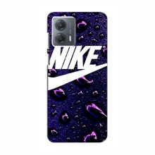 Чехол для Мото джи 53 - с принтом Найк (AlphaPrint) Nike-фиолетовый - купить на Floy.com.ua