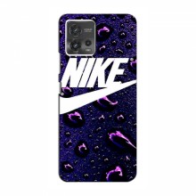 Чехол для Мото джи 72 - с принтом Найк (AlphaPrint) Nike-фиолетовый - купить на Floy.com.ua