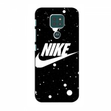 Чехол для Мото G9 Плей - с принтом Найк (AlphaPrint) Nike с фоном - купить на Floy.com.ua