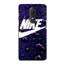 Чехол для ВанПлас 6 - с принтом Найк (AlphaPrint) Nike-фиолетовый - купить на Floy.com.ua