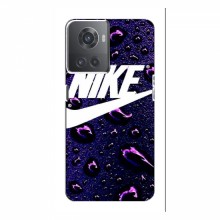 Чехол для ВанПлас Ейс (10Р) - с принтом Найк (AlphaPrint) Nike-фиолетовый - купить на Floy.com.ua
