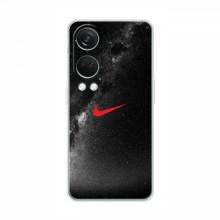 Чехол для ВанПлас Норд 4 - с принтом Найк (AlphaPrint) Nike 1 - купить на Floy.com.ua