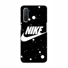Чехол для ВанПлас Норд СЕ 5G - с принтом Найк (AlphaPrint) Nike с фоном - купить на Floy.com.ua