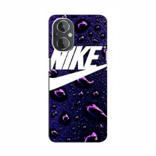 Чехол для ВанПлас Норд Н20 - с принтом Найк (AlphaPrint) Nike-фиолетовый - купить на Floy.com.ua