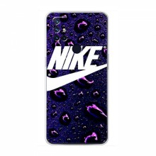 Чехол для ВанПлас Норд Н10 5G - с принтом Найк (AlphaPrint) Nike-фиолетовый - купить на Floy.com.ua