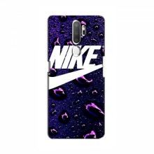Чехол для Оппо А11 - с принтом Найк (AlphaPrint) Nike-фиолетовый - купить на Floy.com.ua