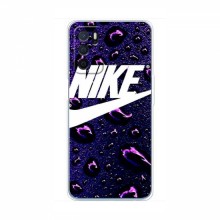 Чехол для Оппо А16 - с принтом Найк (AlphaPrint) Nike-фиолетовый - купить на Floy.com.ua