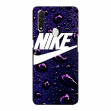 Чехол для Оппо А31 - с принтом Найк (AlphaPrint) Nike-фиолетовый - купить на Floy.com.ua