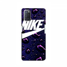 Чехол для Оппо А52 - с принтом Найк (AlphaPrint) Nike-фиолетовый - купить на Floy.com.ua