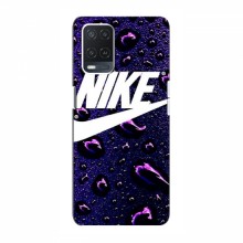 Чехол для Оппо А54 - с принтом Найк (AlphaPrint) Nike-фиолетовый - купить на Floy.com.ua