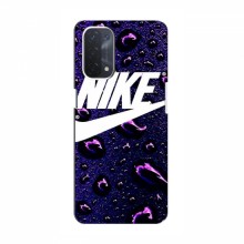 Чехол для Оппо А54 (5G) - с принтом Найк (AlphaPrint) Nike-фиолетовый - купить на Floy.com.ua