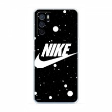 Чехол для Оппо А54с - с принтом Найк (AlphaPrint) Nike с фоном - купить на Floy.com.ua