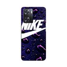 Чехол для Оппо А57с - с принтом Найк (AlphaPrint) Nike-фиолетовый - купить на Floy.com.ua