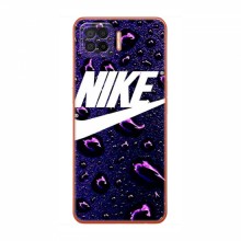Чехол для Оппо А73 - с принтом Найк (AlphaPrint) Nike-фиолетовый - купить на Floy.com.ua