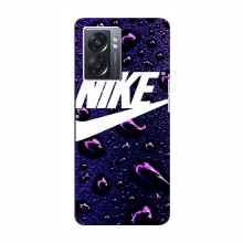 Чехол для Оппо А77 - с принтом Найк (AlphaPrint) Nike-фиолетовый - купить на Floy.com.ua